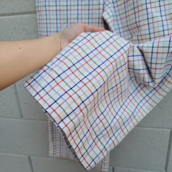 Madewell Emmett Wide-Leg Pants Rainbow Windowpane - Picture 8 of 14